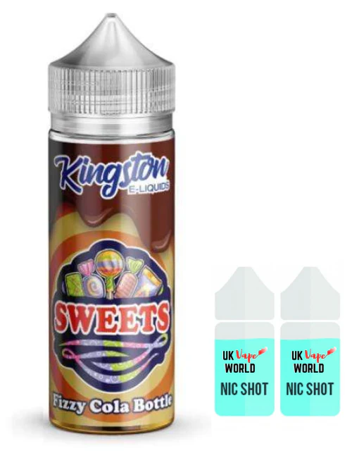 Kingston Sweets Fizzy Cola Bottles 100ml Shortfill - Image 2