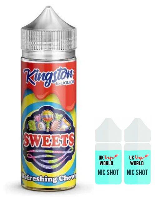 Kingston Sweets Refreshing Chews 100ml Shortfill - Image 2