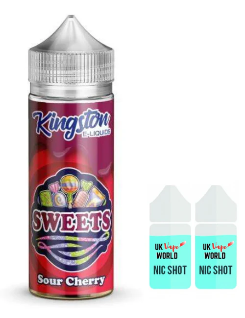 Kingston Sweets Sour Cherry 100ml Shortfill - Image 2
