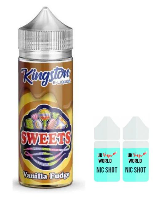 Kingston Sweets Vanilla Fudge 100ml Shortfill - Image 2