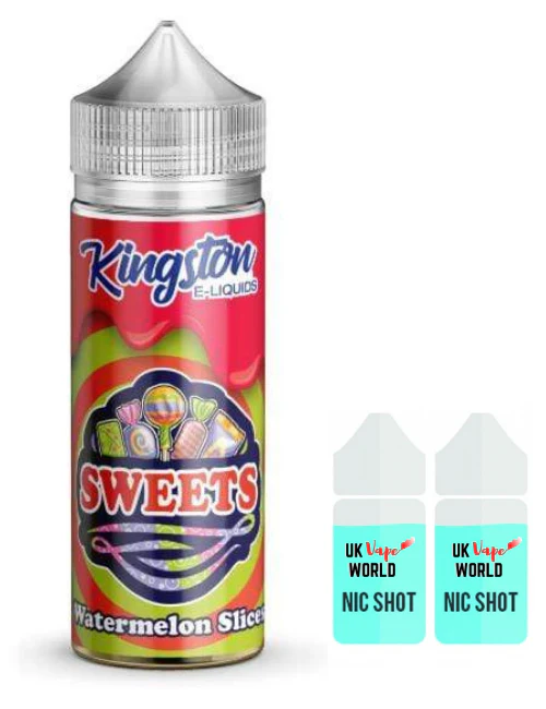 Kingston Sweets Watermelon Slices 100ml Shortfill - Image 2