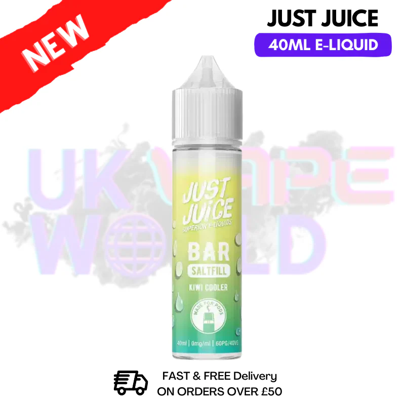 Kiwi Cooler Just Juice 40ml Saltfill E-Liquid