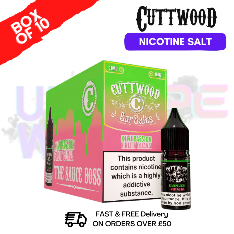 Kiwi Passionfruit Cuttwood Bar Salt BOX OF 10