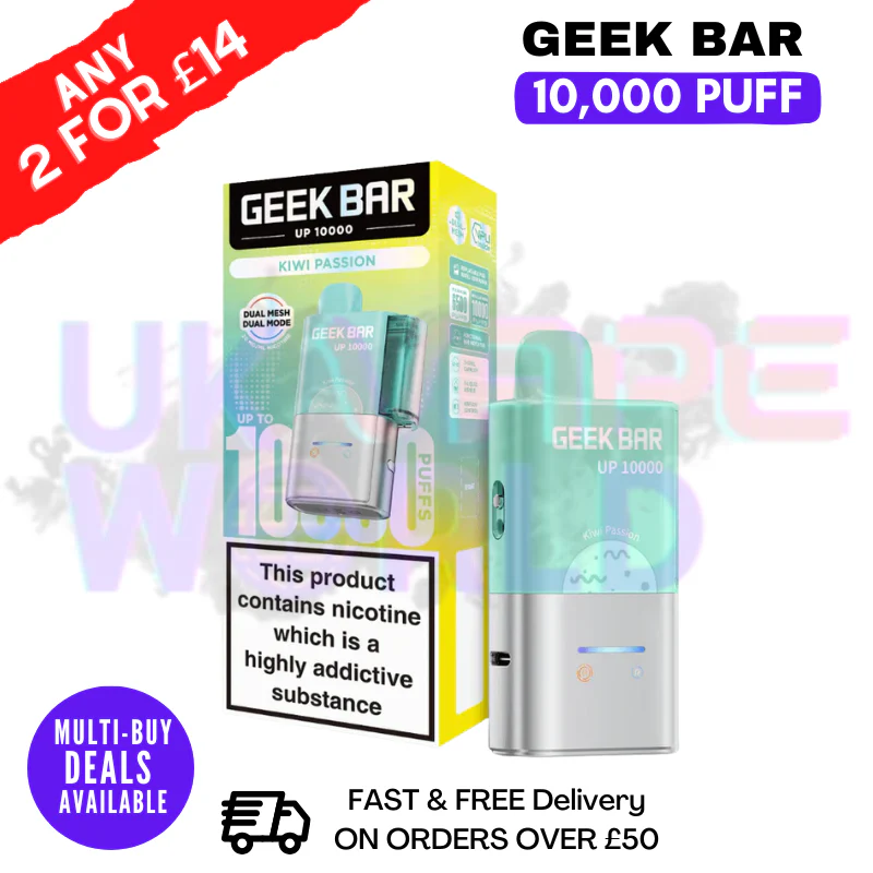 Kiwi Passion Geek Bar Up 10000 Pod Kit