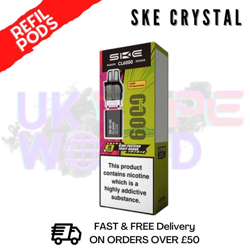 Kiwi Passionfruit Guava SKE CL6000 Replacement Prefilled Pod
