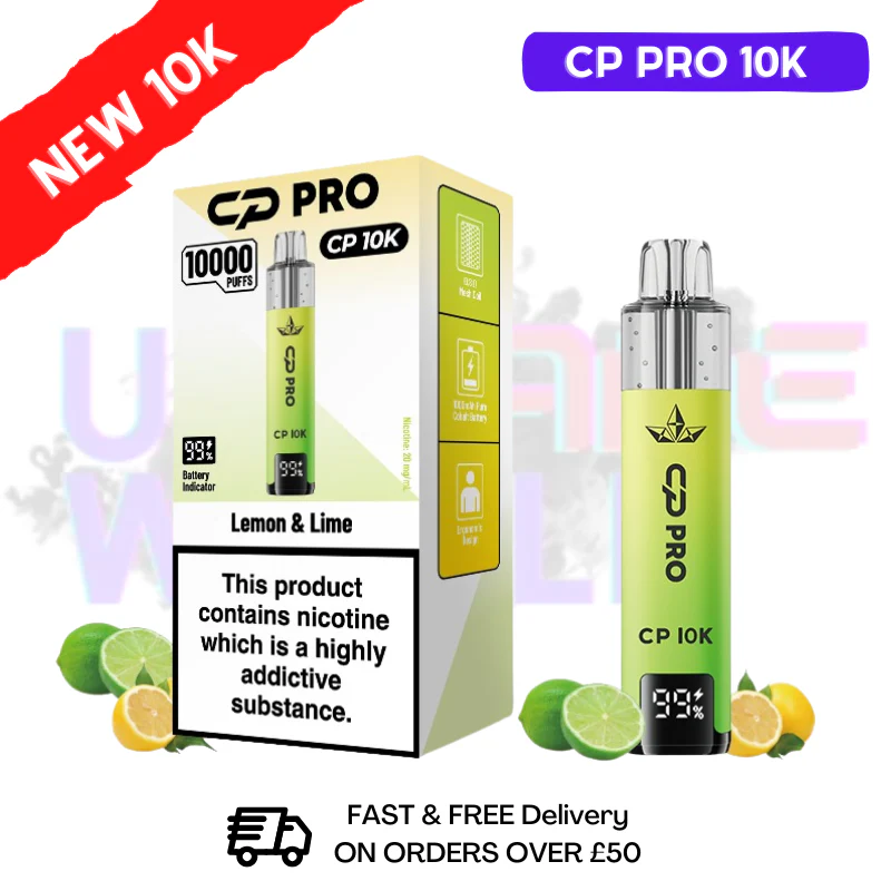Lemon Lime CP Pro 10K Puff Pod Kit