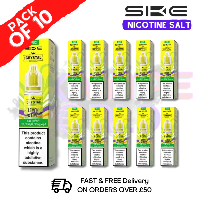 Lemon Lime Crystal SKE Nic Salt Box / Pack Of 10 - Image 2