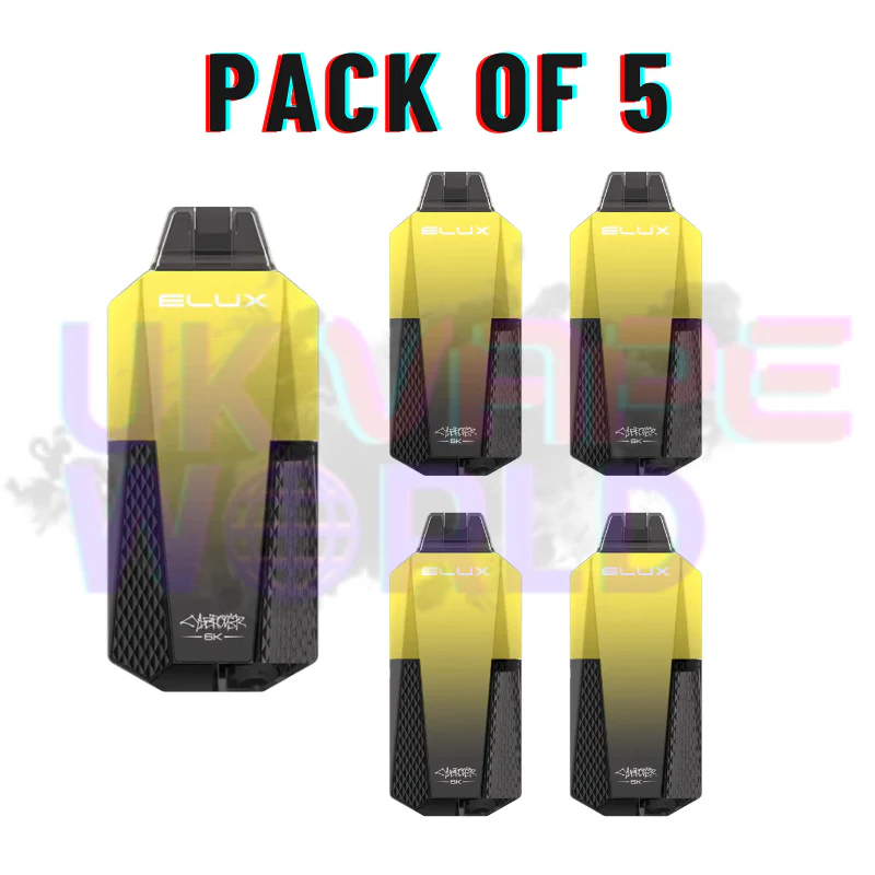 Banana ICE Elux CyberOver 6000 Puff 6K Pod Vape Kit - Image 3