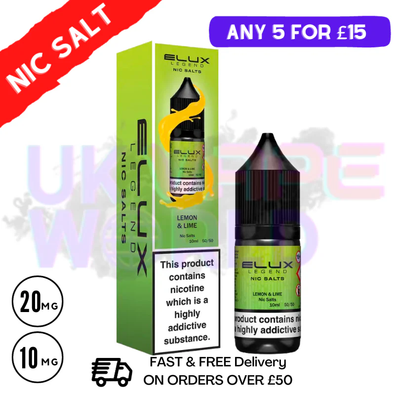 Lemon Lime Elux Legend Nic Salt 10ML eLiquid