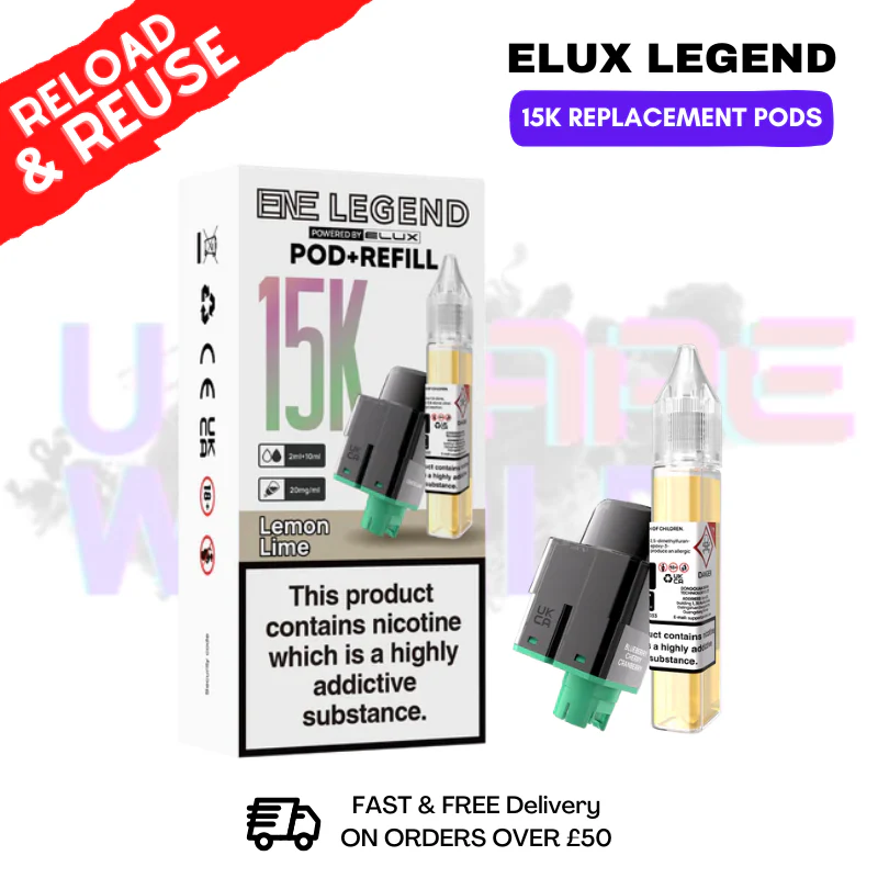 Lemon Lime Ene 15K Replacement Pods - Lowest Price