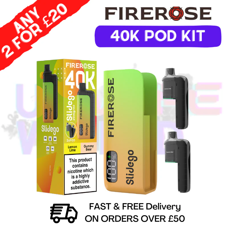 Lemon Lime Firerose SlideGo 40K Prefilled Pod Kit