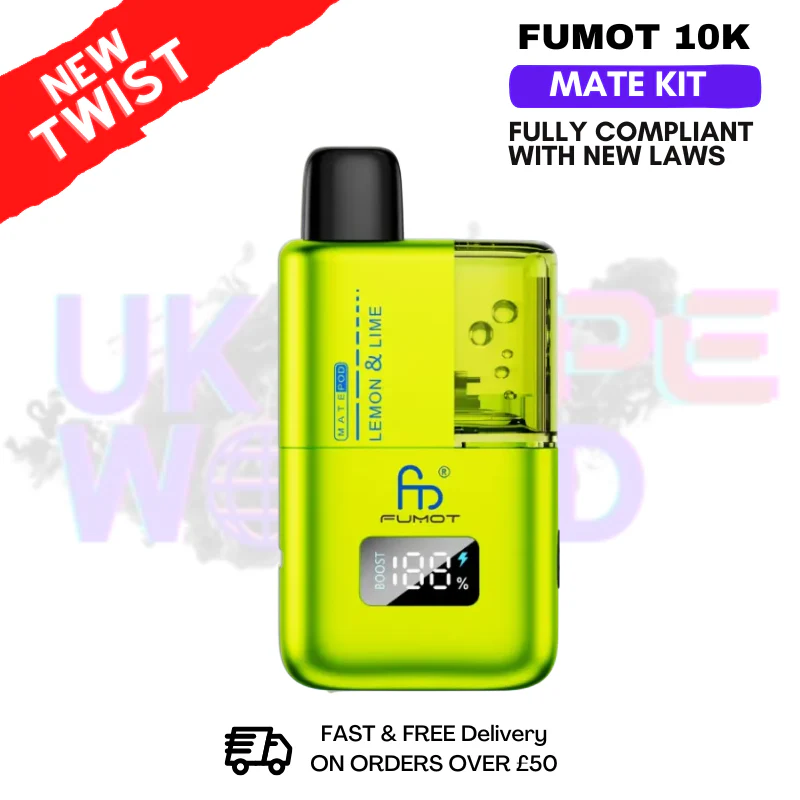 Lemon Lime Fumot Mate 10K Puff Prefilled Pod Kit