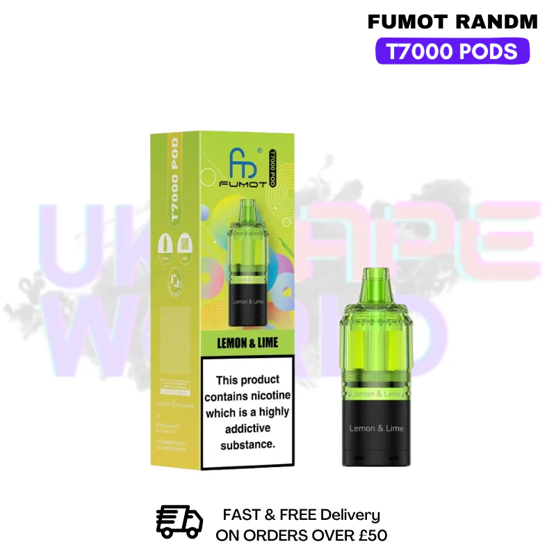 Lemon Lime Fumot T7000 RandM 7K Replacement Pods