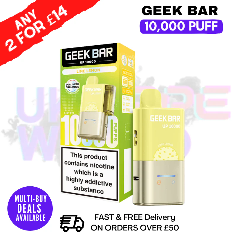 Lemon Lime Geek Bar Up 10000 Pod Kit