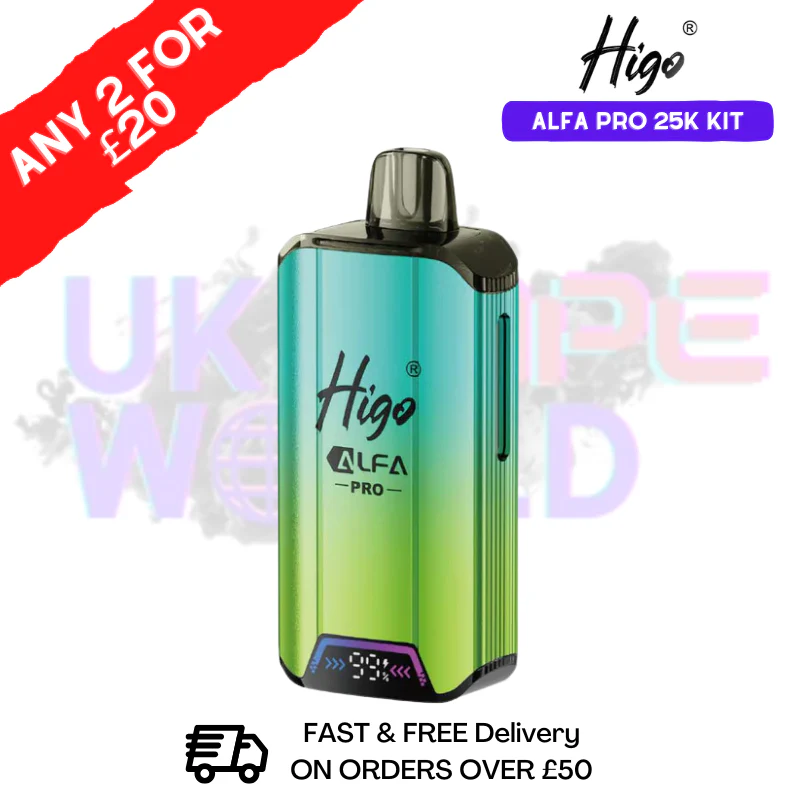 Pineapple ICE Higo 25K Alfa Pro Pod Kit - Any 2 For £20
