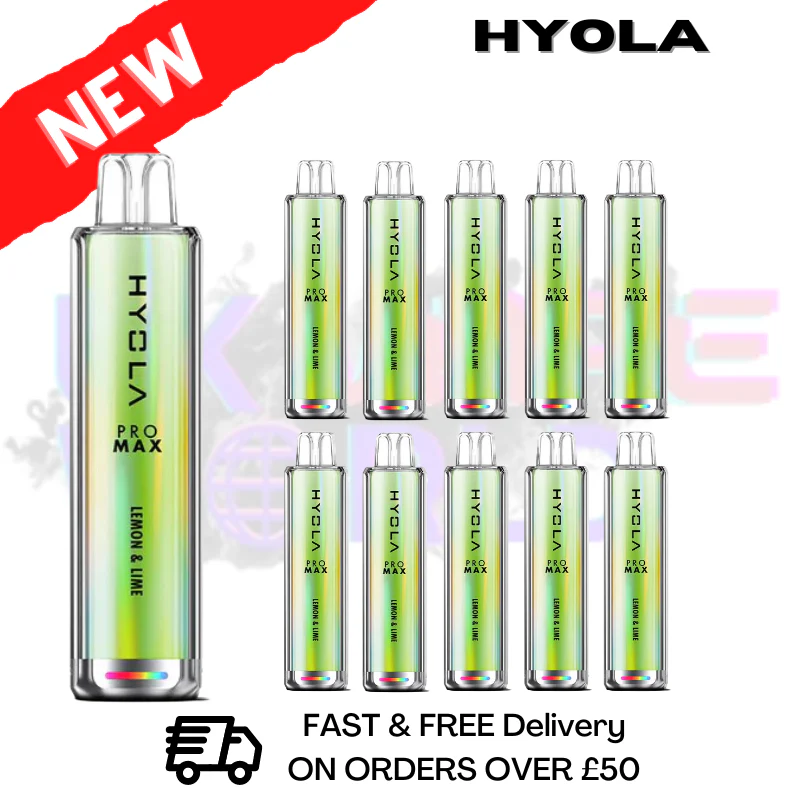 Lemon & Lime Hyola Pro Max 8000 Puff Box Of 10