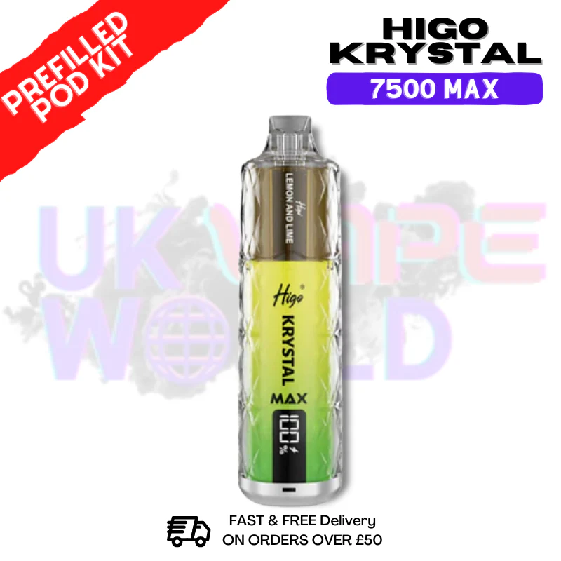 Lemon & Lime Krystal Higo 7500 Max Prefilled Pod Kit