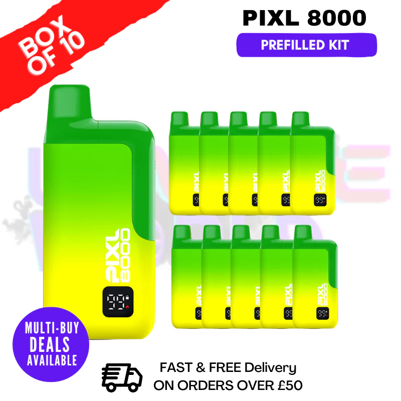 Lemon Lime Pixl 8000 Kits Box Of 10
