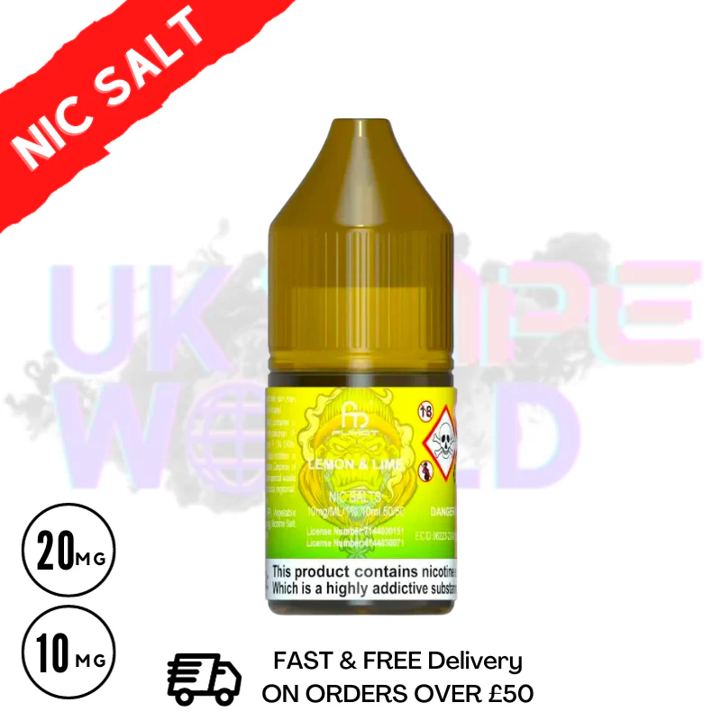 Lemon & Lime - RandM Tornado 7000 Nic Salt 10ML eLiquid