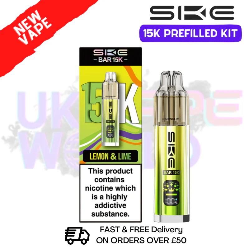 Lemon & Lime SKE 15K Puff Prefilled Pod Kit - £8.49