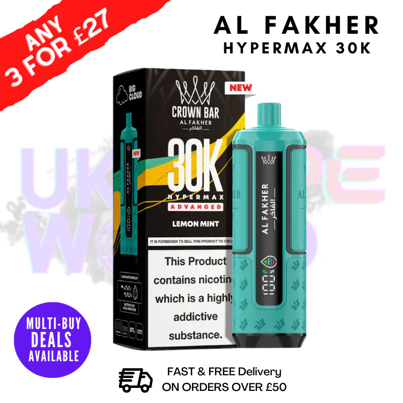Lemon Mint Al Fakher 30K HyperMax Pod Kit