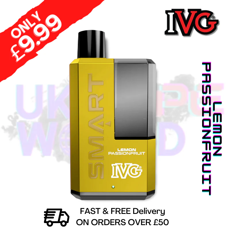 Lemon Passionfruit IVG 5500 Smart Disposable Kit - ONLY £9.99