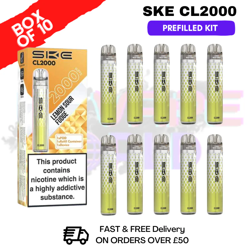 Lemon Sour Fudge SKE CL2000 Kits Box Of 10 - £29.99