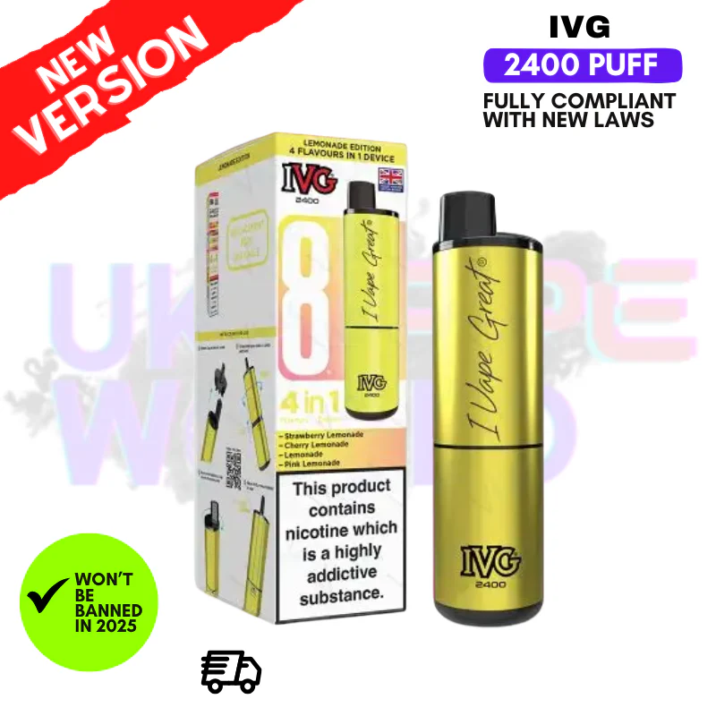 Lemonade Edition IVG 2400 Prefilled Pod Kit