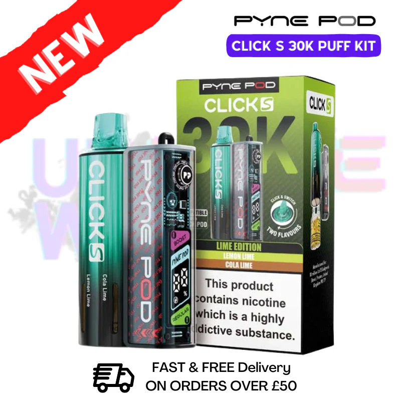 Lime Edition Pyne Pod Click S 30K Puff Kit