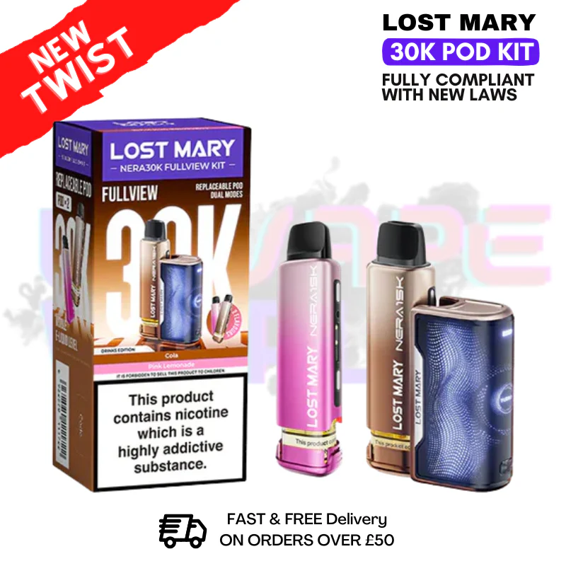 Lost Mary NERA 30K Puff Prefilled Pod Kit - £9.50 - Image 3