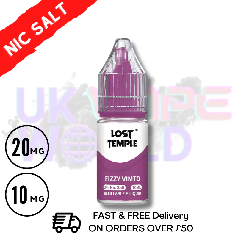 LOST TEMPLE 'Fizzy Vimto' Nic Salt