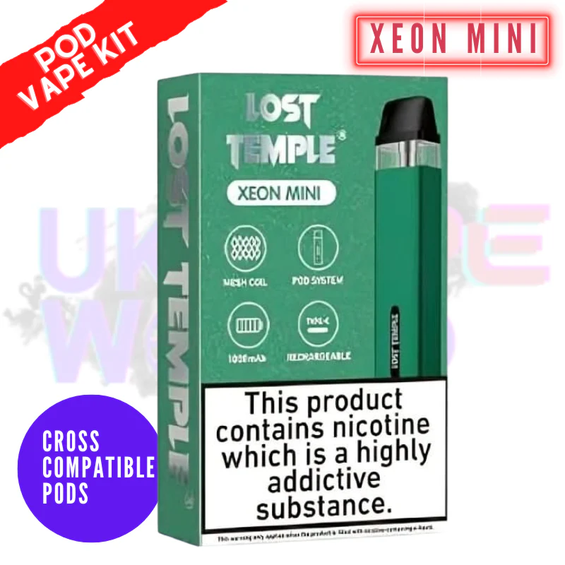 Lost Temple Xeon Mini Vape Pod Kit - GREEN