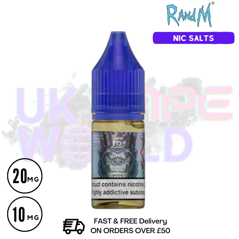 Love 66 RandM Tornado 7000 Nic Salt 10ML eLiquid