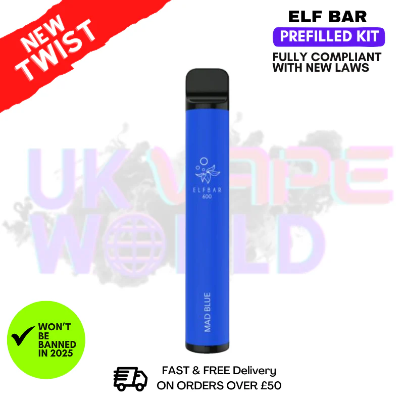 Mad Blue Elf Bar EB600 Prefilled Pod Kit