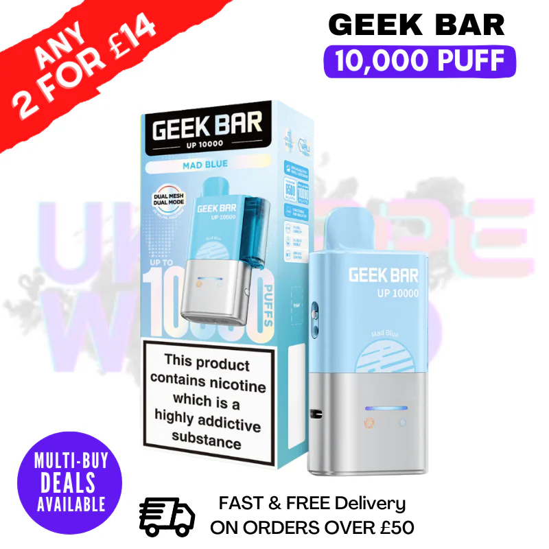 Mad Blue Geek Bar Up 10000 Pod Kit
