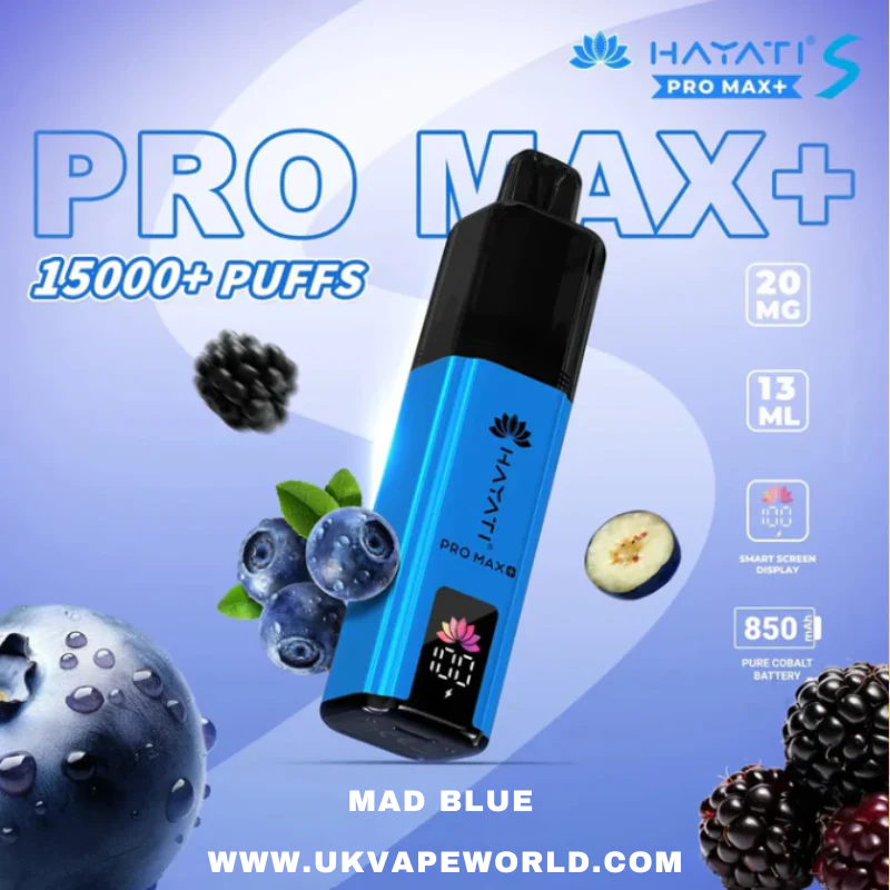 Mad Blue Hayati Pro Max S Plus 15K Puff Ultra Kit