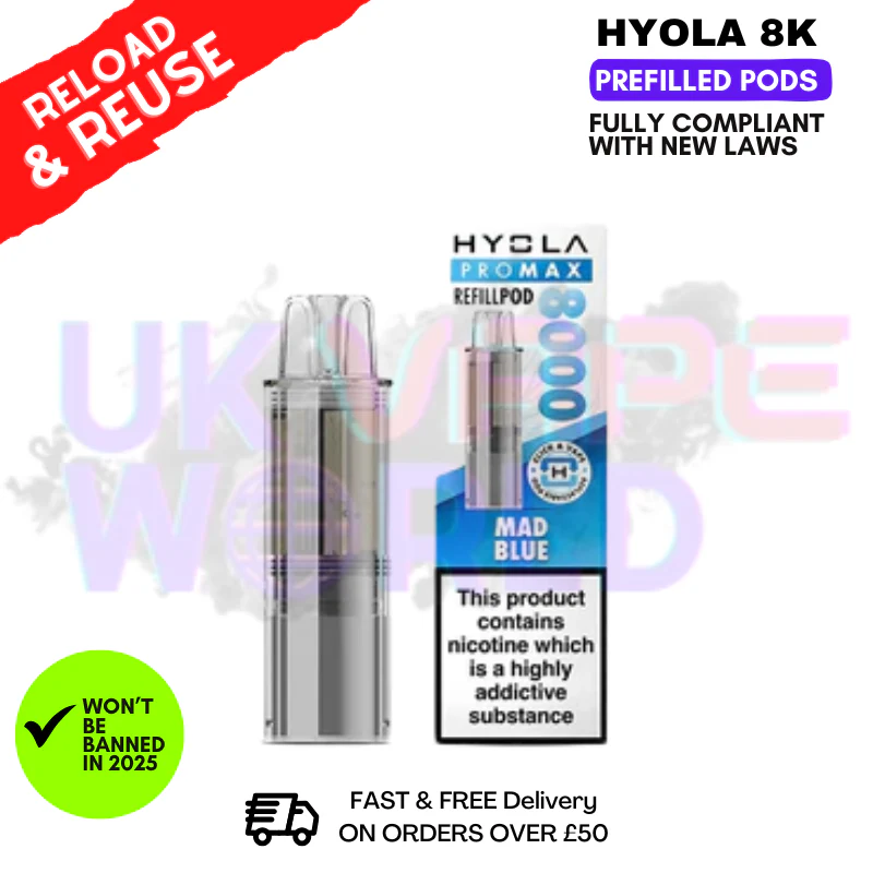 Mad Blue Hyola Pro Max 8000 Replacement Pod