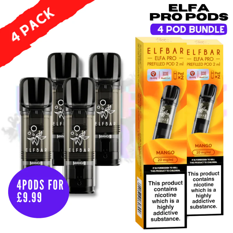Mango ELFA Pro Pods - Pack Of 4 PODS