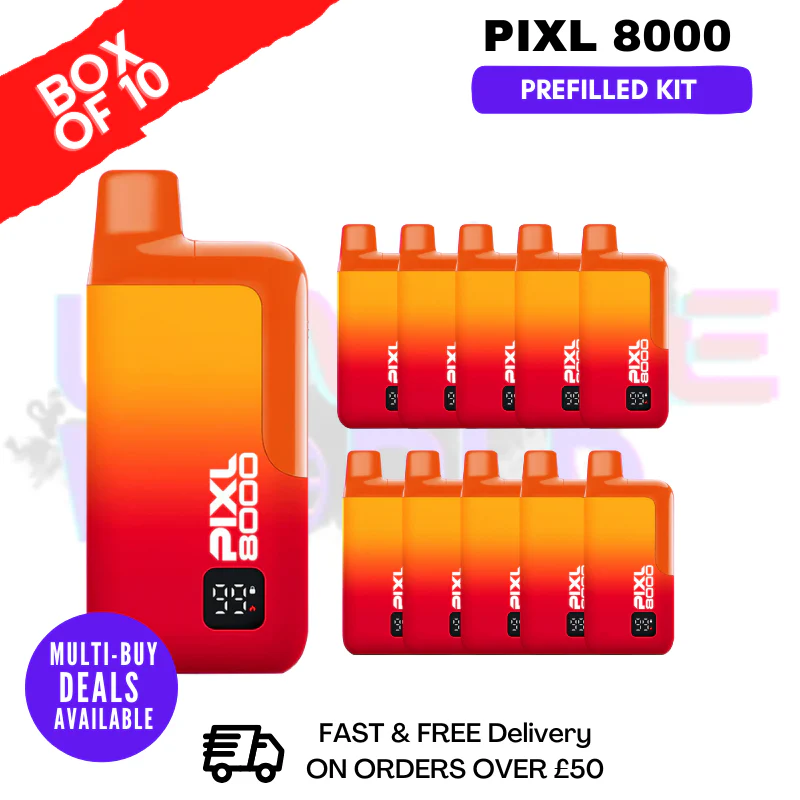 Mango ICE Pixl 8000 Kits Box Of 10