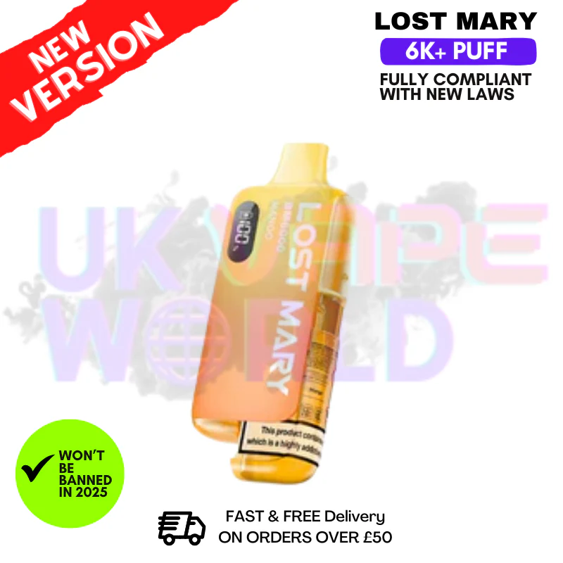 Mango Lost Mary 6K Puff Pod Kit - Only £8.99