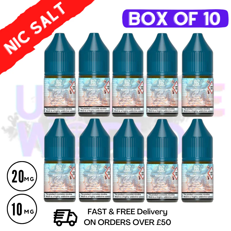 Mango on Ice RandM Tornado 7000 Nic Salt BOX OF 10