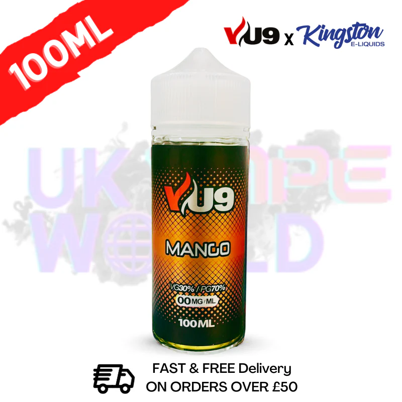 Mango Shortfill eJuice 100ML Eliquid - VU9 x Kingston