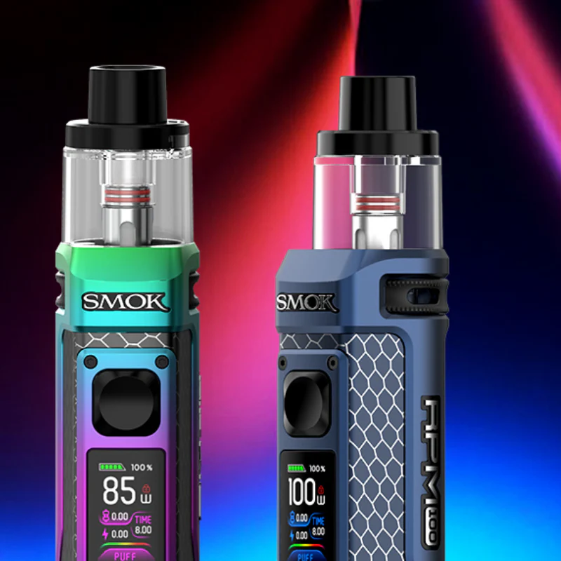 Matte Gun Metal Smok Rpm 100 Pod Kit + Free Nic Salt - Image 2