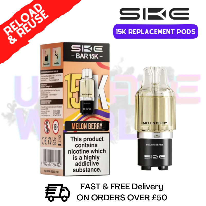 Melon Berry SKE 15K Replacement POD - £6.99