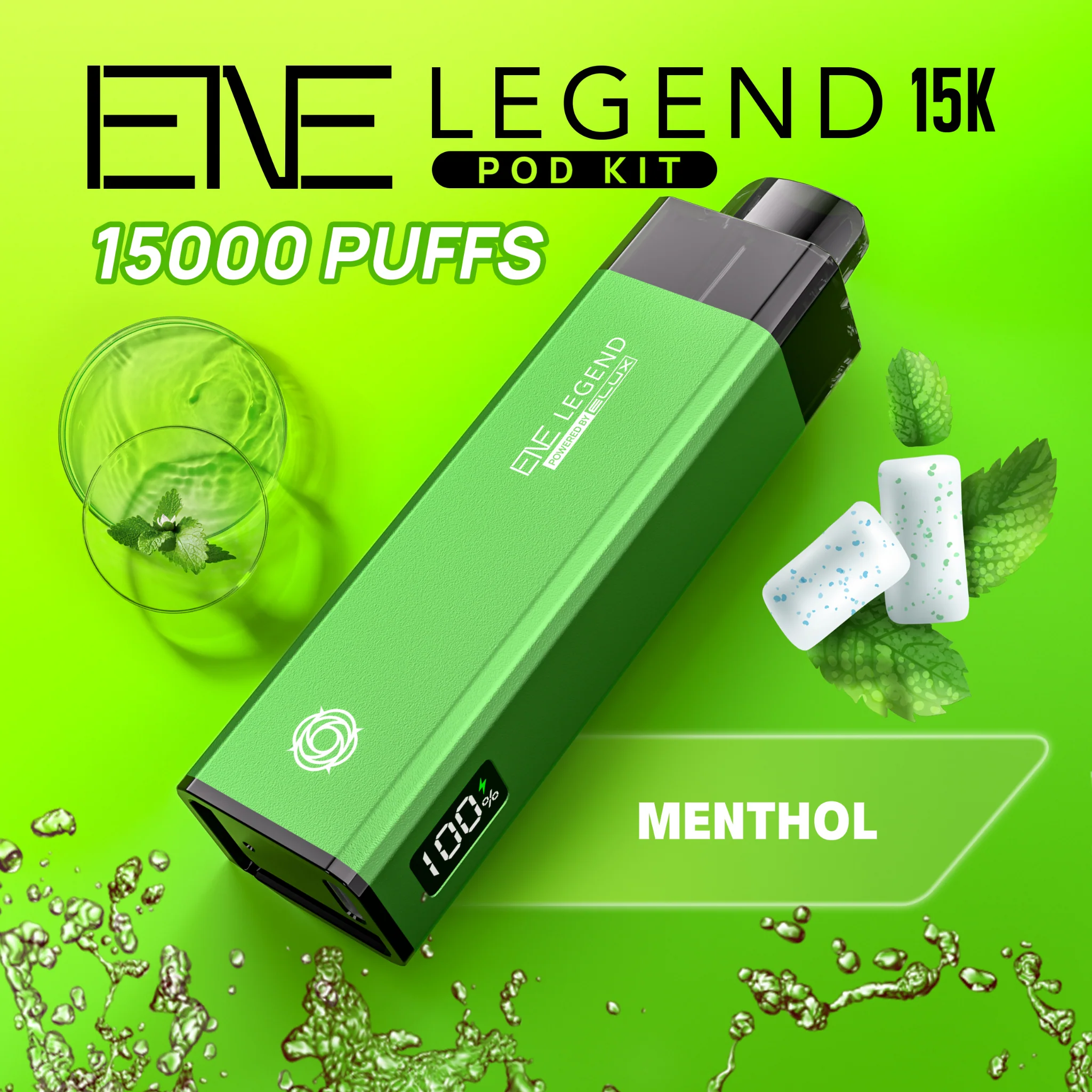 Menthol Elux Legend 15K Puff Prefilled Pod Kit - £6.89