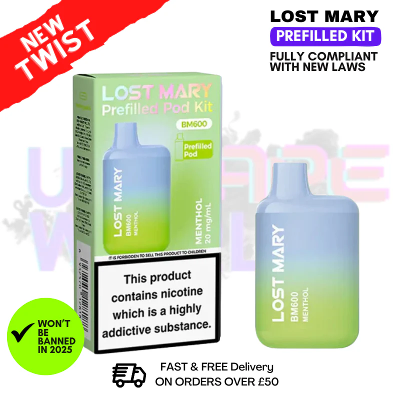 Menthol Lost Mary BM600 Prefilled Pod Kit