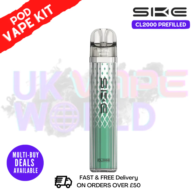 Menthol Mojito SKE CL2000 2K Puff Vape Pen Kit