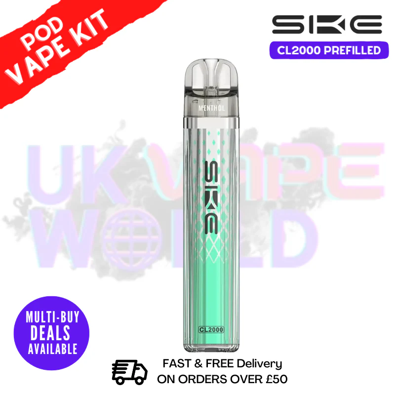 Menthol SKE CL2000 2K Puff Vape Pen Kit