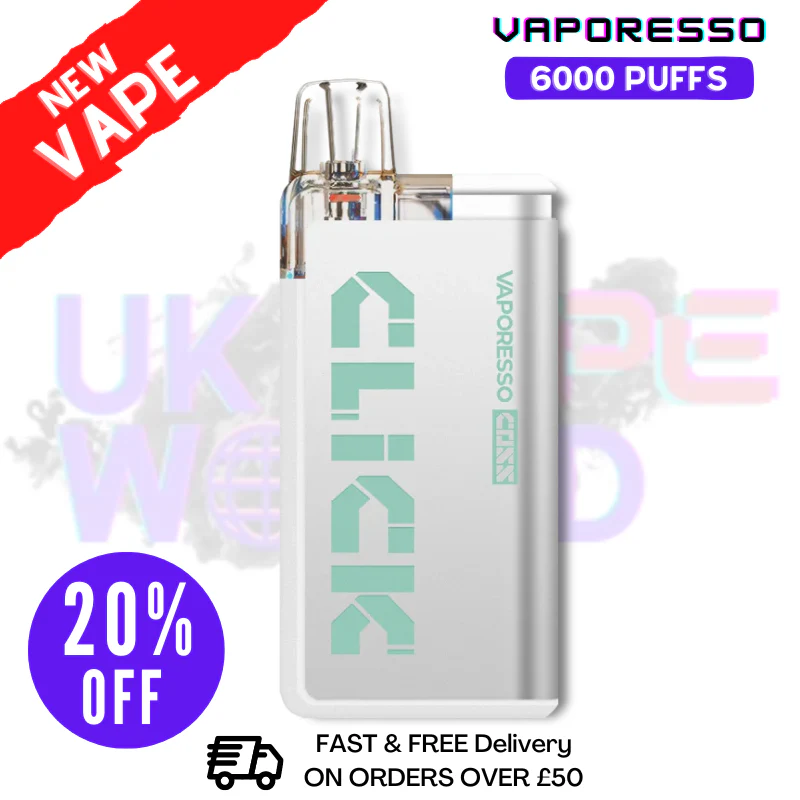 Menthol Vaporesso 6K Coss Click Disposable Kit - ONLY £8.99