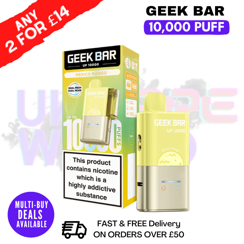 Mexico Mango Geek Bar Up 10000 Pod Kit